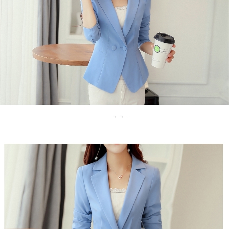 J58288 Summer Fashion OL Candy Color Wave Lady Blazers and Jackets 201114