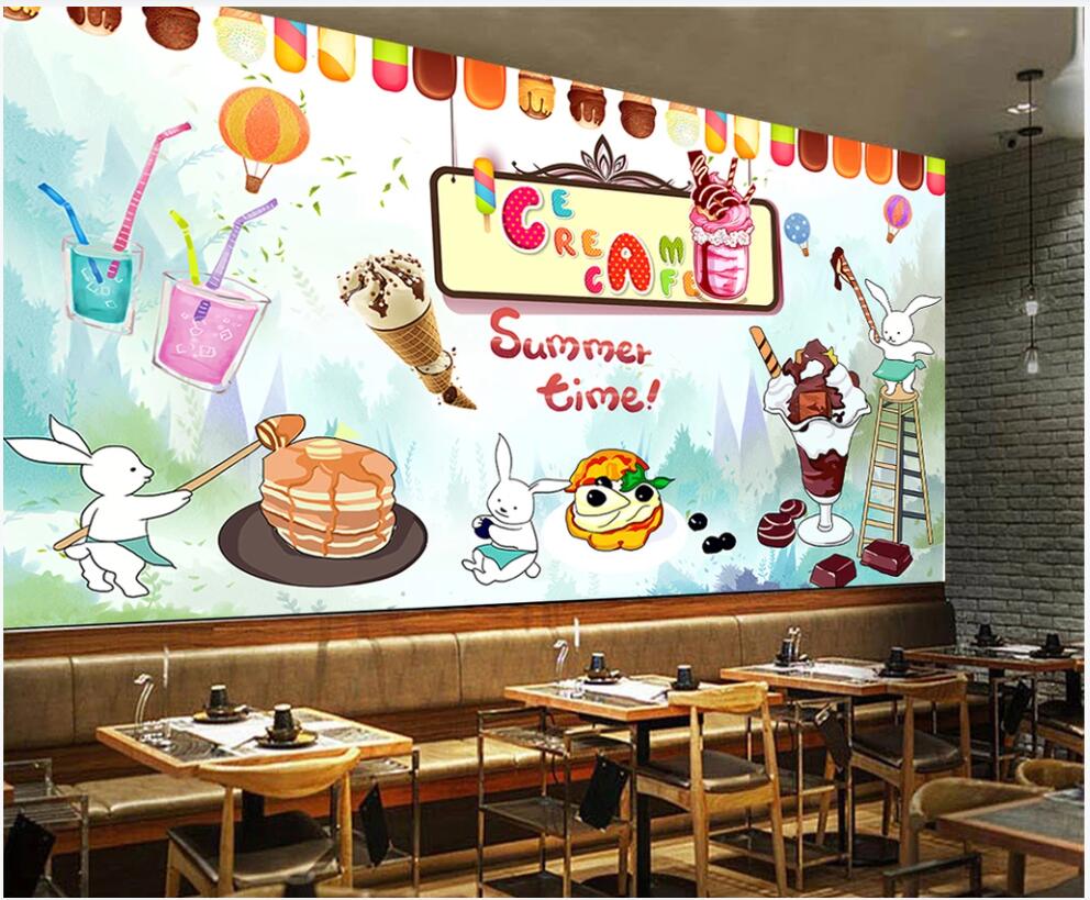 3d wallpaper custom photo Hand drawn rabbit cold drink dessert shop coffee house decor 3d wall murals wallpaper for walls 3 d living room, Non-woven wallpaper
3d wallpaper custom photo Hand drawn rabbit cold drink dessert shop coffee house decor 3d wall murals wallpaper for walls 3 d living room, Non-woven wallpaper