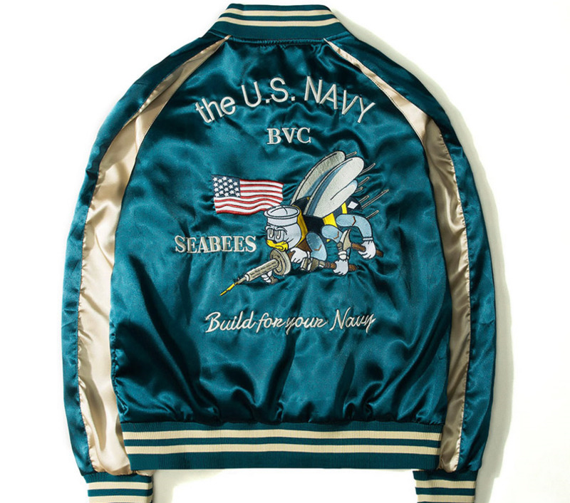 Spring Embroidery Baseball Autumn Jacket Men Women Korean Vintage Double Face Bomber Jackets Male Female Short Coat Windbreaker 2