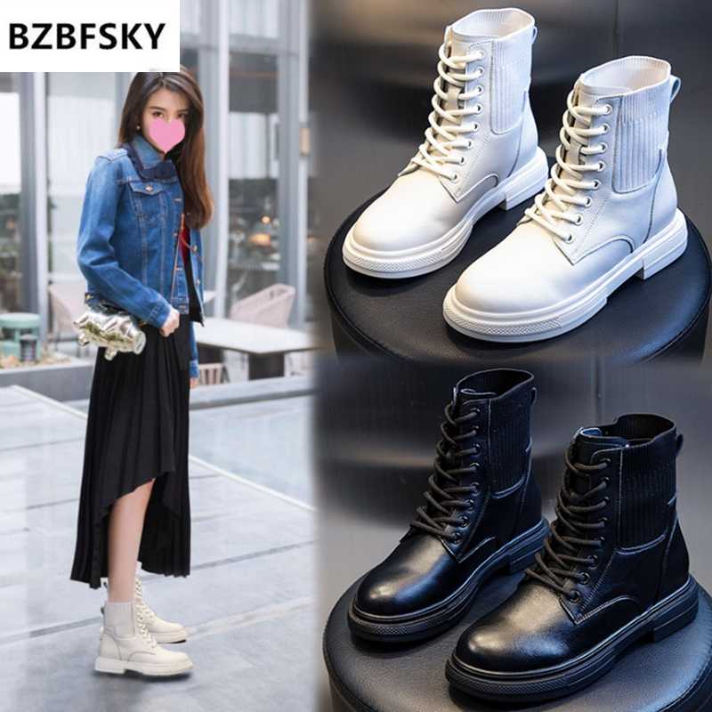 Genuine Leather Boot Female Shoes Woman Flats Ankle Boots for Women Booties Platform Shoes Women Rubber Boots Woman Chaussures, Beige
Genuine Leather Boot Female Shoes Woman Flats Ankle Boots for Women Booties Platform Shoes Women Rubber Boots Woman Chaussures, Beige