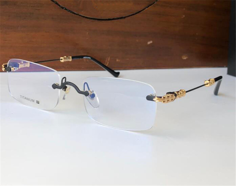 New fashion design optical glasses POLLS II square titanium frame rimless simple and versatile style retro transparent eyewear top quality
New fashion design optical glasses POLLS II square titanium frame rimless simple and versatile style retro transparent eyewear top quality