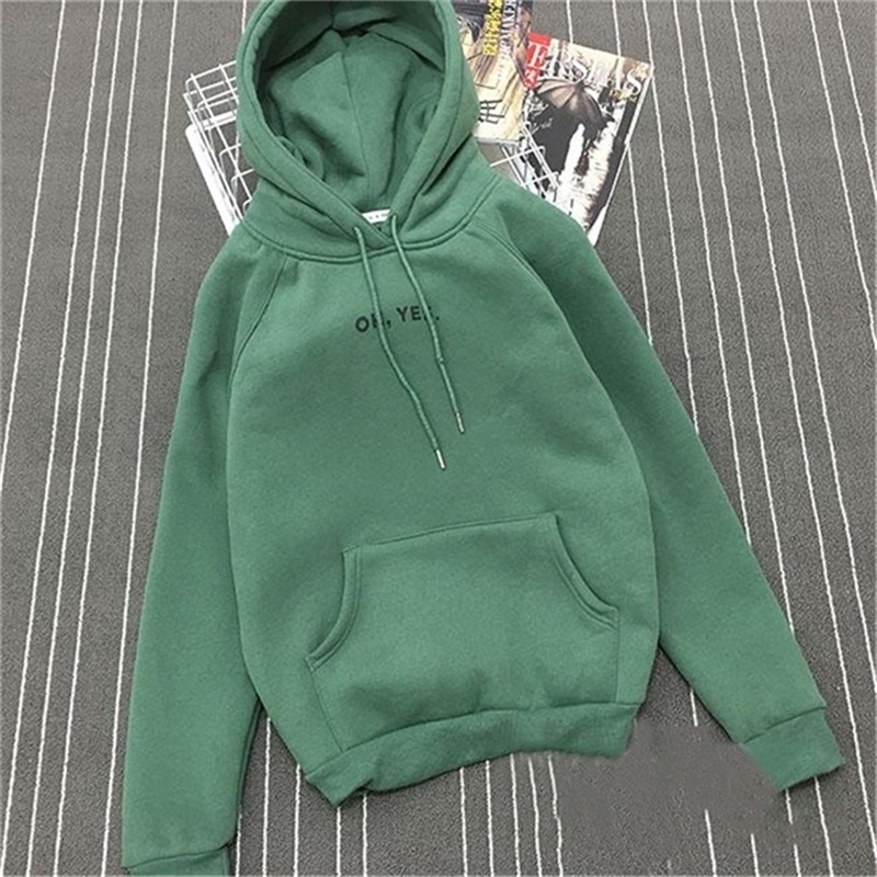Fsdhion Autumn Winter Fleece Oh Yes Letter Harajuku Print Pullover Thick Loose Women Hoodies Sweatshirts Female Casual Coat 201216, White
Fsdhion Autumn Winter Fleece Oh Yes Letter Harajuku Print Pullover Thick Loose Women Hoodies Sweatshirts Female Casual Coat 201216, White