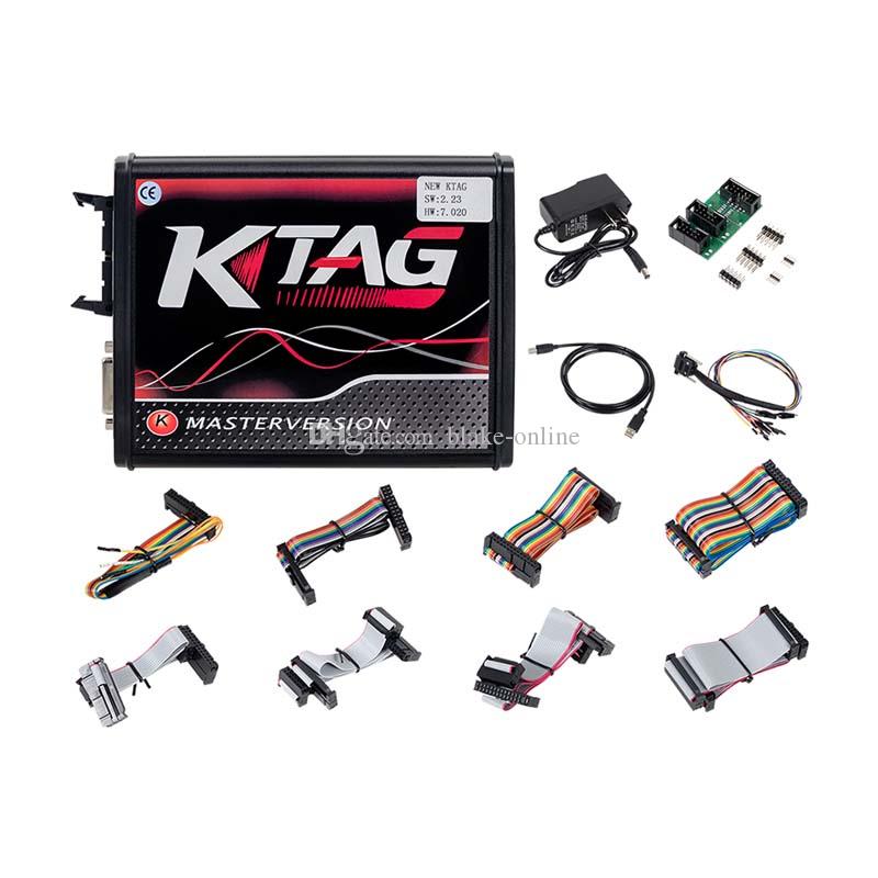 KESS Diagnostic Tools V2.53 V5.017 EU Red PCB Titanium KTAG V2.25 V7.020 BDM ECU OBD2 AutoTruck Programmer Kit