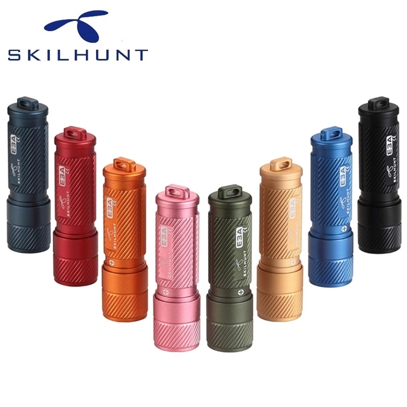 SKILHUNT E3A 100 Lumens AAA Keychain LED Flashlight Mini LED key light Poket Torch Outdoor Daily Camping Hiking Riding Fishing 220110 от DHgate WW