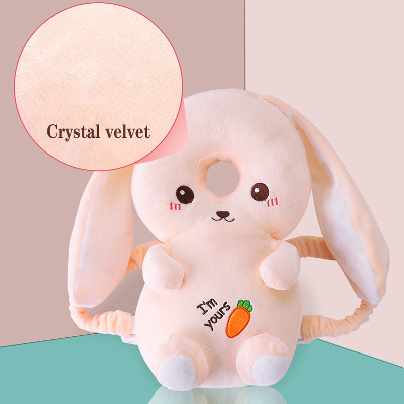 New Breathable Headrest Baby Anti-Fall Toddler Walk Anti-Collision Pillow Bee Resistance Cushion Infant Pillow Cushion Plush Toy LJ201014