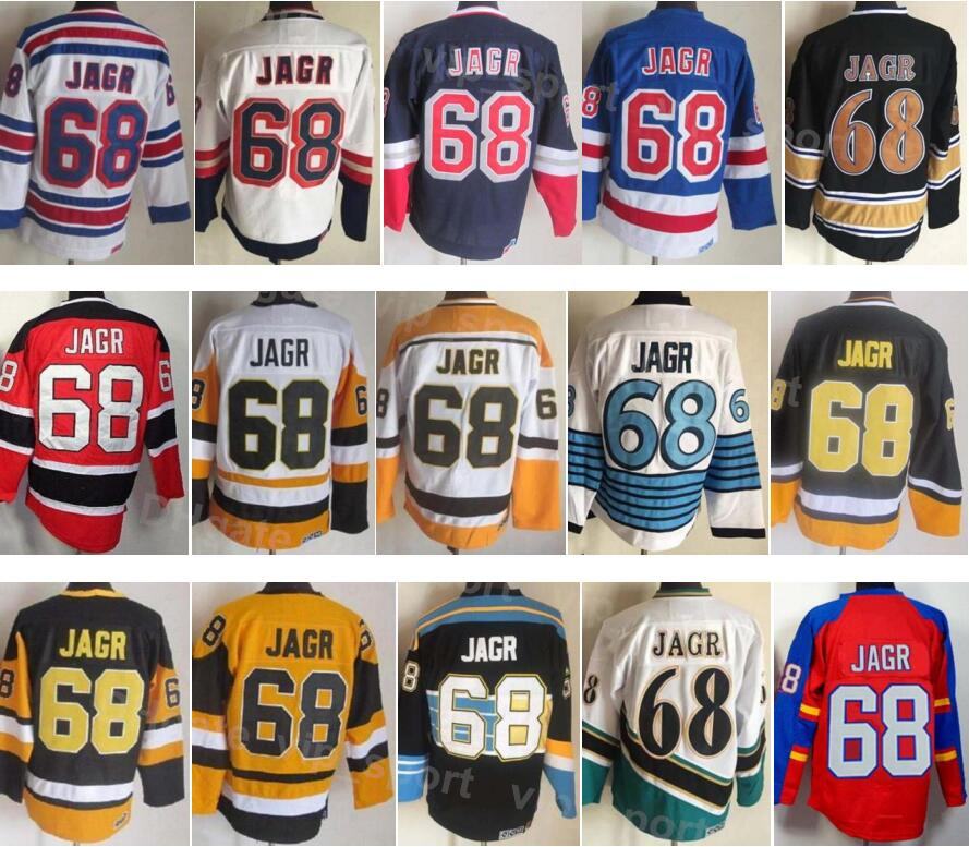 Men Ice Hockey Vintage 68 Jaromir Jagr Retro Jersey For Sport Fans Home Black White Blue Yellow Red Away Embroidery And Sewing Breathable Top Quality On Sale QiE
Men Ice Hockey Vintage 68 Jaromir Jagr Retro Jersey For Sport Fans Home Black White Blue Yellow Red Away Embroidery And Sewing Breathable Top Quality On Sale QiE