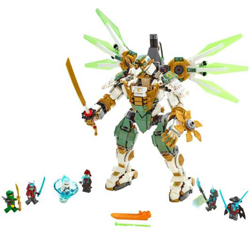 New Ninja Lloyd's Titan Mech Building Blocks with Figures Compatible Ninjagoes Movie Classic Robot Model Sets Bricks DIY Toys
New Ninja Lloyd's Titan Mech Building Blocks with Figures Compatible Ninjagoes Movie Classic Robot Model Sets Bricks DIY Toys