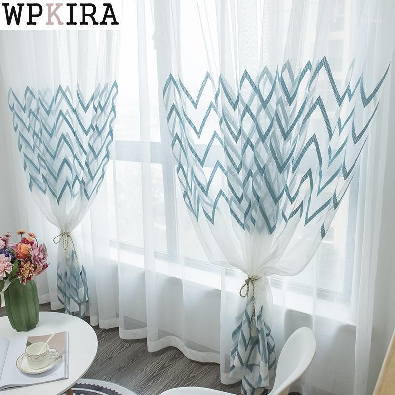 Wavy Stripes Tulle Curtains for Living Room Bedroom Curtains for Kitchen Window Sheer Modern Voile Curtain Drapes Custom 075&301, Blue tulle
Wavy Stripes Tulle Curtains for Living Room Bedroom Curtains for Kitchen Window Sheer Modern Voile Curtain Drapes Custom 075&301, Blue tulle