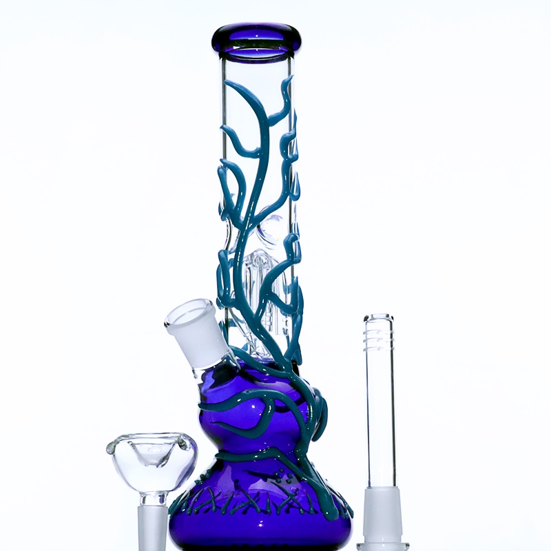 10" Glow-In-The-Dark Beaker Bong blue glass bongs honeycomb perc bong glass dab rig straight tube 14mm Male Bowl Piece
10" Glow-In-The-Dark Beaker Bong blue glass bongs honeycomb perc bong glass dab rig straight tube 14mm Male Bowl Piece