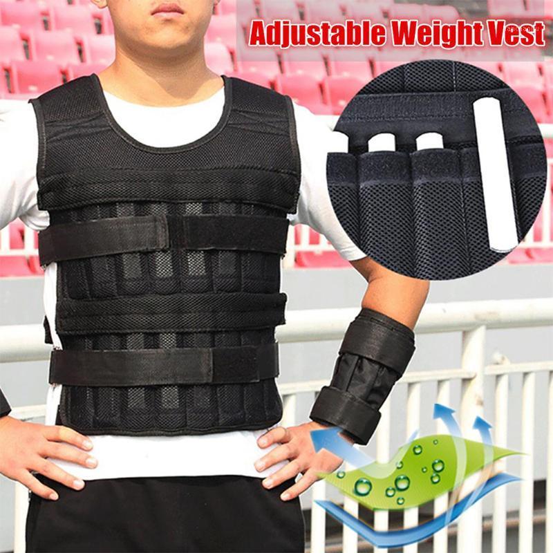 15/35KG Adjustable Loading Weight Vest For Boxing Weight Training Workout Fitness Gym Equipment Waistcoat Jacket Sand Clothing1, As pic
15/35KG Adjustable Loading Weight Vest For Boxing Weight Training Workout Fitness Gym Equipment Waistcoat Jacket Sand Clothing1, As pic