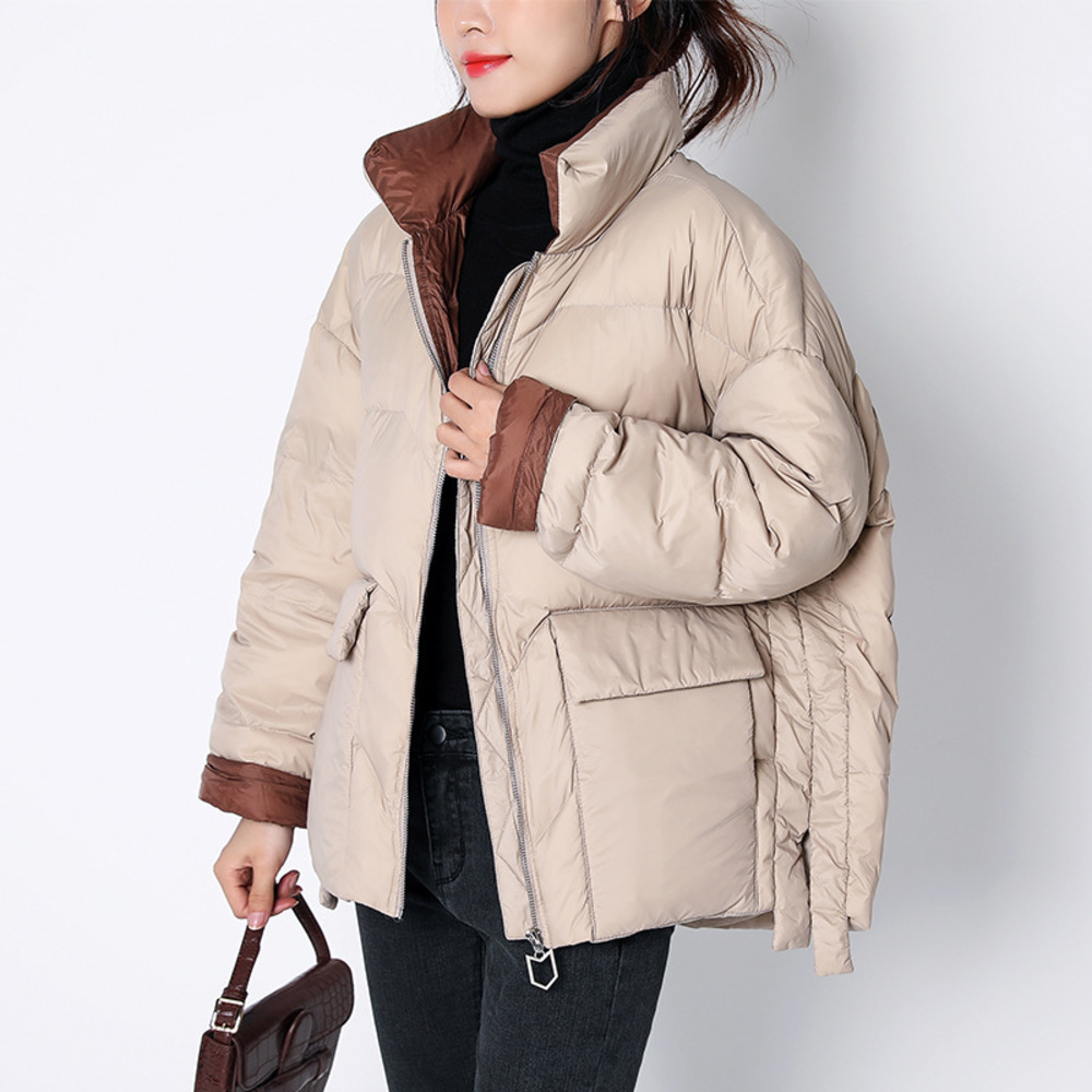 2020 Korean Style Winter Jacket Women Stand Collar Solid Black Beige Female Down Coat Loose Womens Puffer Warm Short Parka, Brown
2020 Korean Style Winter Jacket Women Stand Collar Solid Black Beige Female Down Coat Loose Womens Puffer Warm Short Parka, Brown