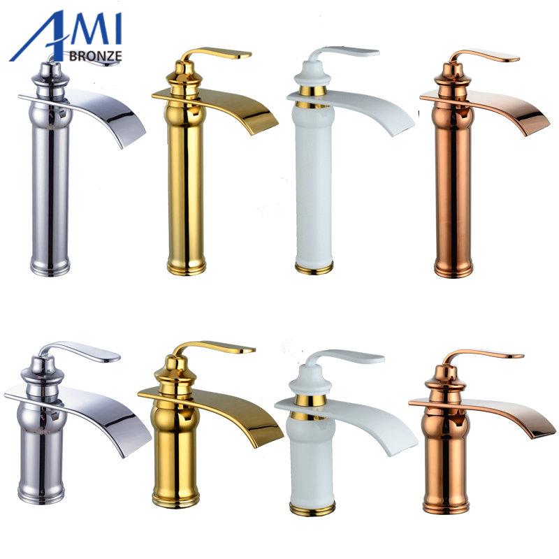 Newly Basin Faucets Bathroom Basin Sink Brass Mixer Tap Hot Cold Golden Polished Faucet Waterfall Mixer Bathroom Faucet
Newly Basin Faucets Bathroom Basin Sink Brass Mixer Tap Hot Cold Golden Polished Faucet Waterfall Mixer Bathroom Faucet
