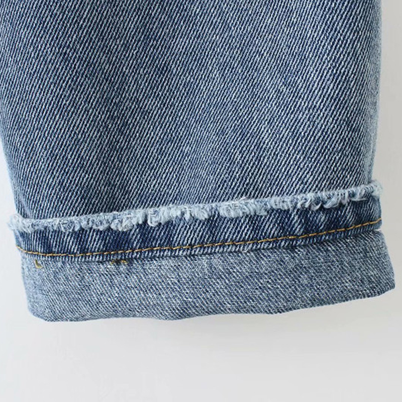 GOPLUS Women Jeans Boyfriends Large Size Ripped Jeans with High Waist Streetwear Denim Straight Pants Pantalon Jean Femme C6939 201105