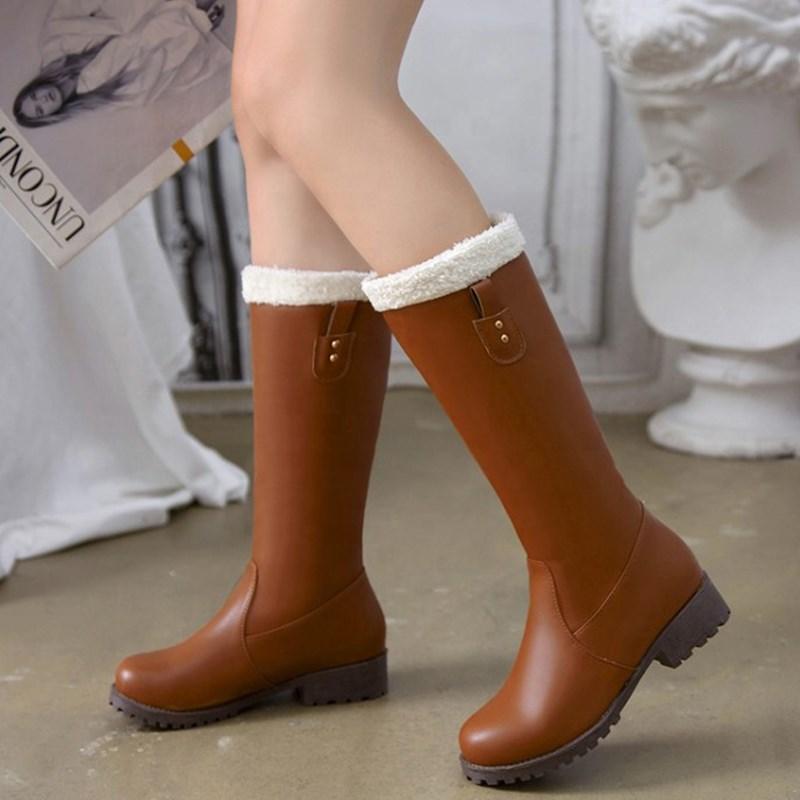 Big Size 48 New Arrivals Solid Round Toe Slip-on Fur Top Women Knee High Boots Lady Med Chunky Heel Long Booties Customized, Black
Big Size 48 New Arrivals Solid Round Toe Slip-on Fur Top Women Knee High Boots Lady Med Chunky Heel Long Booties Customized, Black