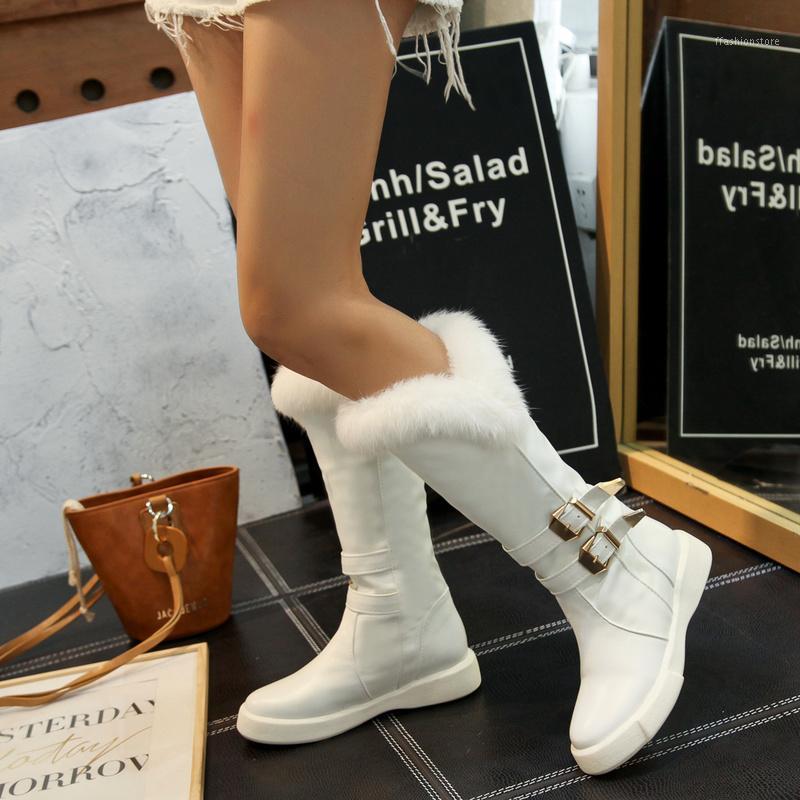 NASBAVI new fashion sweet Winter Autumn Boots Women Knee-High round head Solid color belt buckle shoes snow boots1, Black
NASBAVI new fashion sweet Winter Autumn Boots Women Knee-High round head Solid color belt buckle shoes snow boots1, Black
