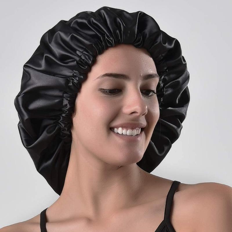 32cm Bathing Accessories Head Wrap Shower Caps Elastic Band Satin Bonnet Cap Double Layer Sleeping Cap Long Hair Care
32cm Bathing Accessories Head Wrap Shower Caps Elastic Band Satin Bonnet Cap Double Layer Sleeping Cap Long Hair Care