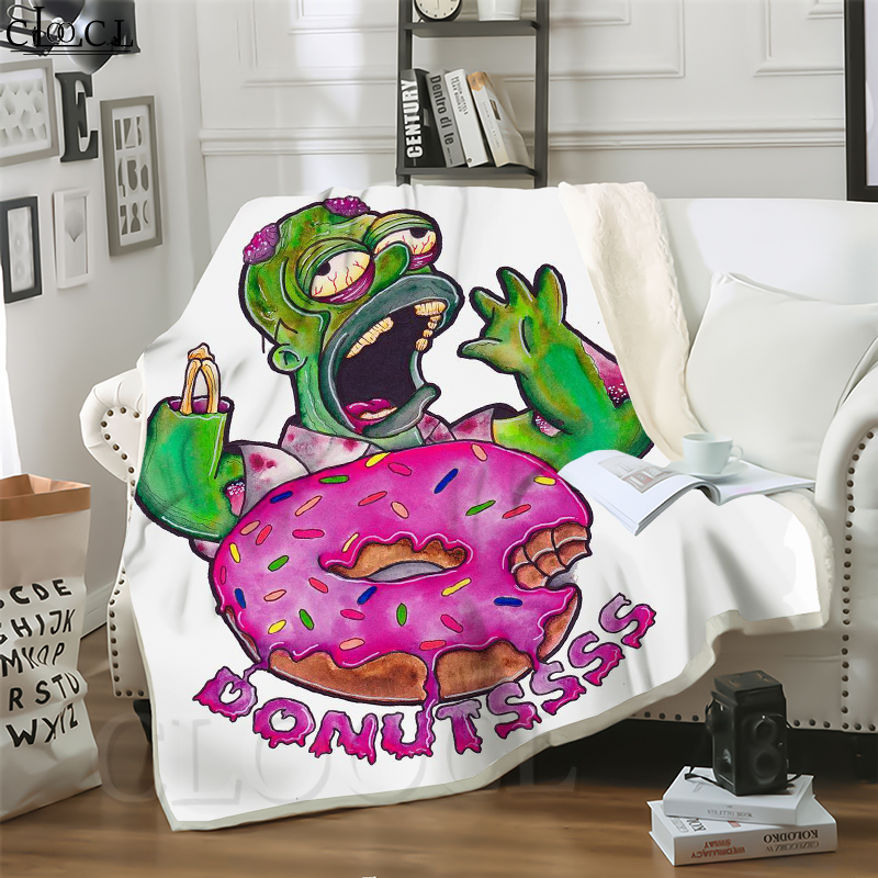 CLOOCL Anime The Simpsons Donuts 3D Print Harajuku Air Conditioning Blanket Sofa Teens Bedding Throw Blankets Plush Quilt
CLOOCL Anime The Simpsons Donuts 3D Print Harajuku Air Conditioning Blanket Sofa Teens Bedding Throw Blankets Plush Quilt