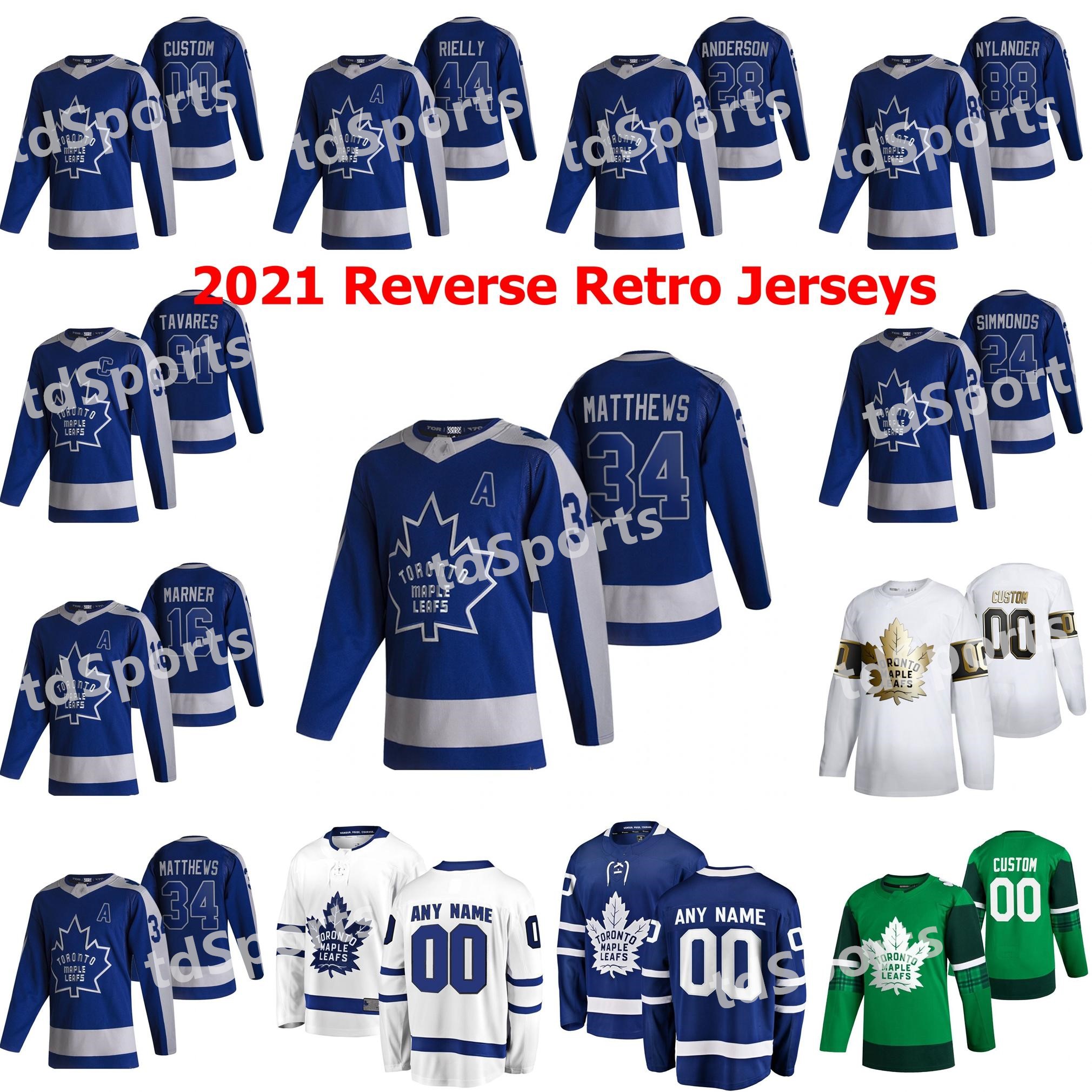 Toronto Maple Leafs 2021 Reverse Retro Hockey Jerseys Jake Muzzin Zach Hyman Tyson Barrie Jack Campbell Frederik Gauthier Custom Stitched, As shown in illustration
Toronto Maple Leafs 2021 Reverse Retro Hockey Jerseys Jake Muzzin Zach Hyman Tyson Barrie Jack Campbell Frederik Gauthier Custom Stitched, As shown in illustration