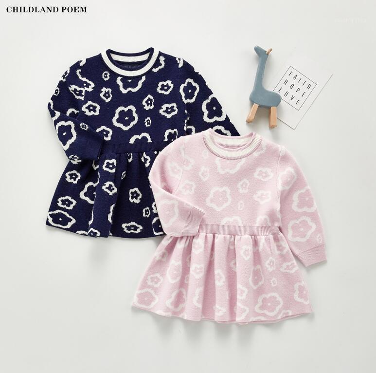Knitted Baby Girls Dress Autumn Flower Kids Dresses For Girls Long Sleeve Cotton Newborn Baby Dress For Girl Toddler 0-2Y1, Blue
Knitted Baby Girls Dress Autumn Flower Kids Dresses For Girls Long Sleeve Cotton Newborn Baby Dress For Girl Toddler 0-2Y1, Blue