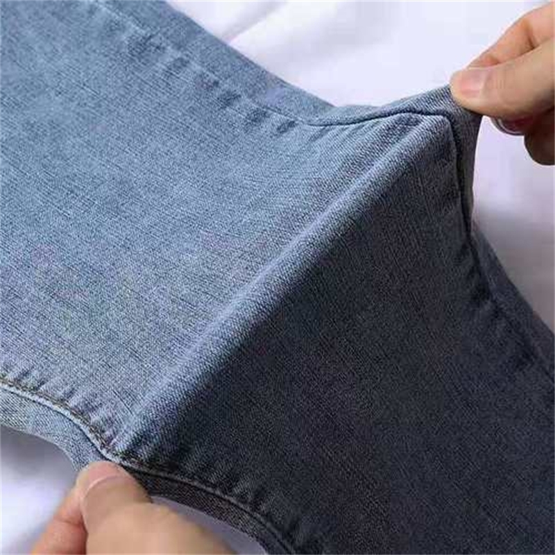Zqlz High Waisted Blue Skinny Pencil Pants Women Plus Size Jeans Woman Button With Zipper Softener Denim Mom Trousers 201030