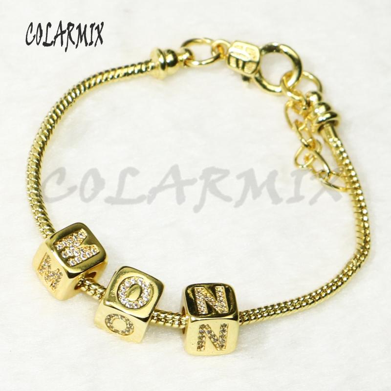 5pcs Cubic letters bracelets alphabet cubic beads MON accessories mother gift trendy jewelry 50299
5pcs Cubic letters bracelets alphabet cubic beads MON accessories mother gift trendy jewelry 50299