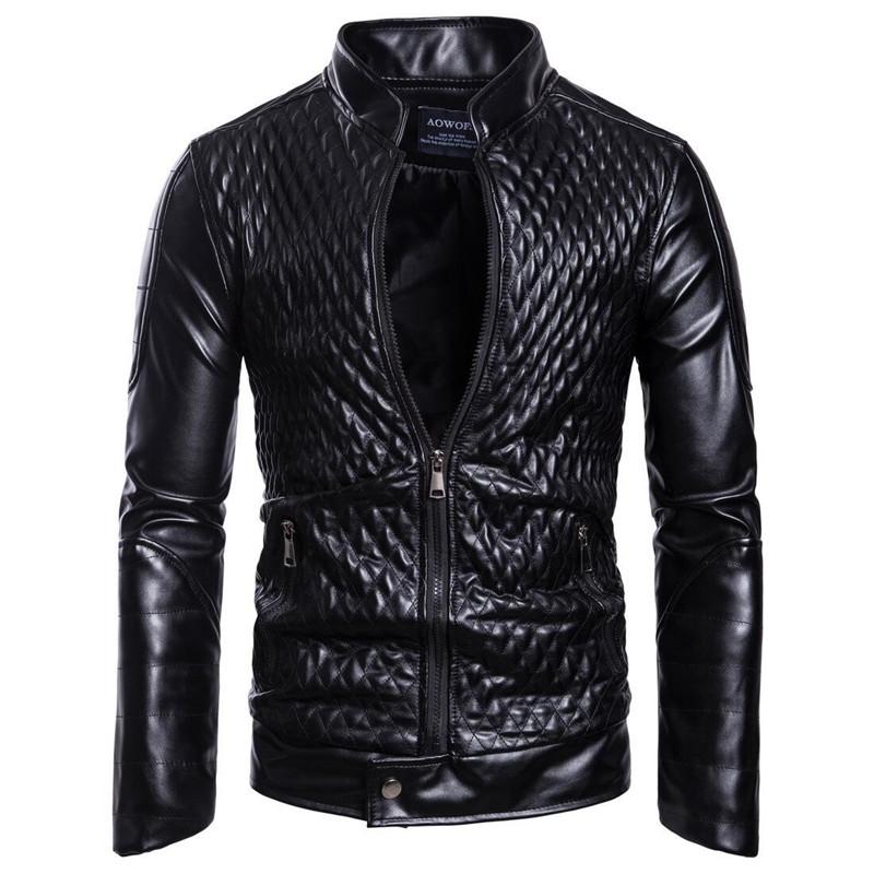 Men's Fur & Faux Brand Mens Pleated Leather Jacket Europe And America Classic Casual PU Locomotive Coat Latest Fashion Slim, Black
Men's Fur & Faux Brand Mens Pleated Leather Jacket Europe And America Classic Casual PU Locomotive Coat Latest Fashion Slim, Black