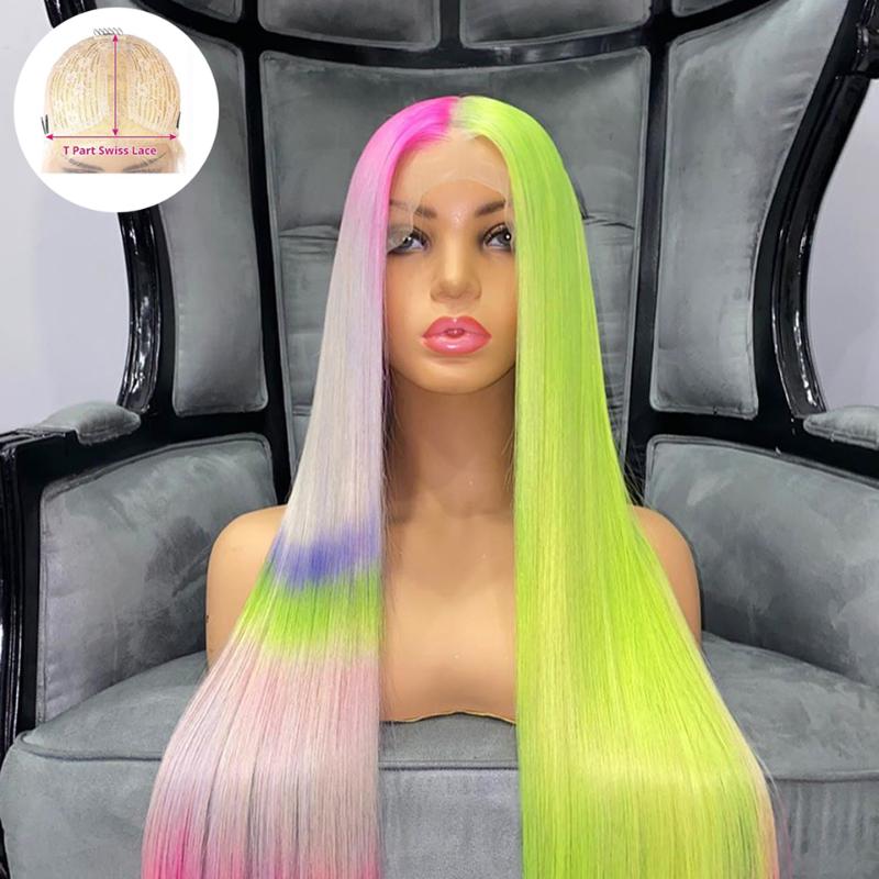 13*1 Straight Wig T Part Lace Wig Colorful 613 Lace Blonde Transparent Human Hair Wigs For Women Brazilian Remy, As pic
13*1 Straight Wig T Part Lace Wig Colorful 613 Lace Blonde Transparent Human Hair Wigs For Women Brazilian Remy, As pic