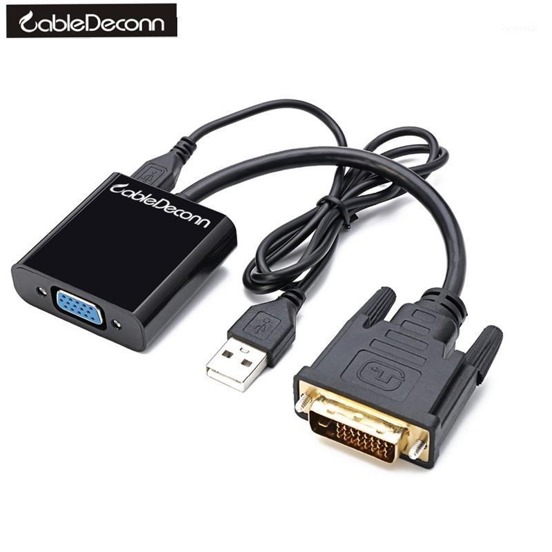 DVI-D 24+1 Male to VGA Female Adapter Connector Cable With USB Power Cable for PC HDTV Monitor 1080P1
DVI-D 24+1 Male to VGA Female Adapter Connector Cable With USB Power Cable for PC HDTV Monitor 1080P1