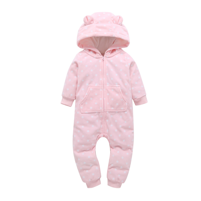 Autumn Fleece baby clothes baby girls boys Long sleeves bodysuit baby boy jumpsuit Y1221