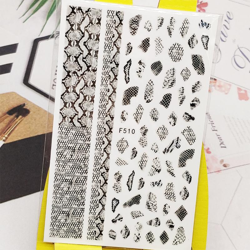3D Nail Sticker Decals Snakeskin Honeycomb Stripe Nail Art Decorations Stickers Sliders Manicure Accessories Nails Decoraciones, Multi 
3D Nail Sticker Decals Snakeskin Honeycomb Stripe Nail Art Decorations Stickers Sliders Manicure Accessories Nails Decoraciones, Multi