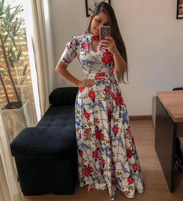 2021 New Summer Fashion Short Sleeve Floor Length Maxi Women Sexy Robe Femme Jurken Elegant Floral Printing Party Rpdf, 014
2021 New Summer Fashion Short Sleeve Floor Length Maxi Women Sexy Robe Femme Jurken Elegant Floral Printing Party Rpdf, 014