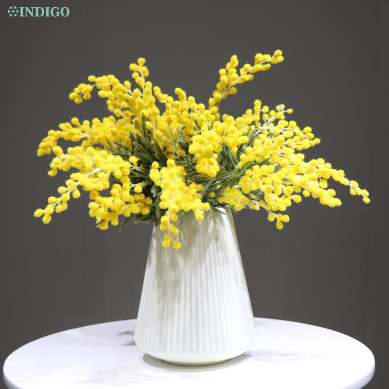 15pcs Flower +1 Plastic Vase) Australia Yellow Mimosa Cherry Artificial Wedding Party Event Christmas Decoration Decorative Flowers & Wreath, 1 set with vase
15pcs Flower +1 Plastic Vase) Australia Yellow Mimosa Cherry Artificial Wedding Party Event Christmas Decoration Decorative Flowers & Wreath, 1 set with vase