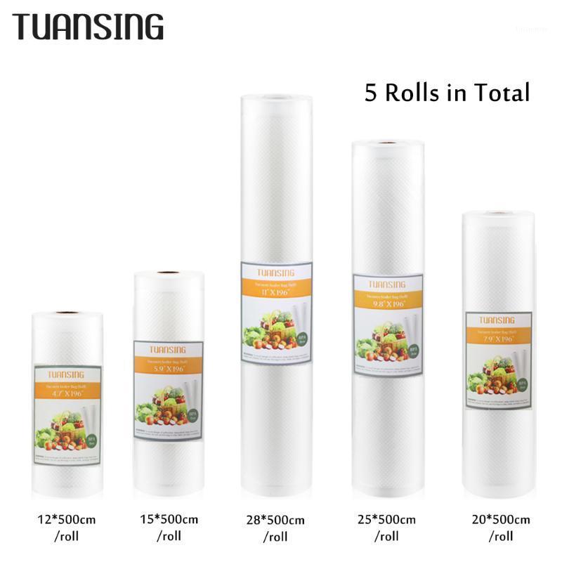 TUANSING 5 Rolls/Lot Kitchen Vacuum Bag Storage Bags for Vacuum Sealer Keep 12+15+20+25+28cm*500cm1
TUANSING 5 Rolls/Lot Kitchen Vacuum Bag Storage Bags for Vacuum Sealer Keep 12+15+20+25+28cm*500cm1