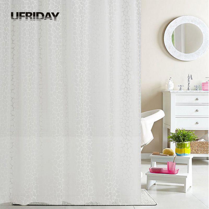UFRIDAY Multiple Plastic PEVA Waterproof Shower Curtain Bathroom Curtain Luxury Bath with Hooks Eco-friendly Bath Screen1
UFRIDAY Multiple Plastic PEVA Waterproof Shower Curtain Bathroom Curtain Luxury Bath with Hooks Eco-friendly Bath Screen1