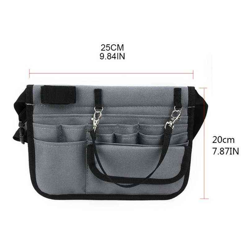 Nurse Organizer Belt Fanny Pack 13-Pocket Waist Bag for Scissors Care Kit Tool Storage Bum Bag Unisex Nurse Apron Hip Purse 220112