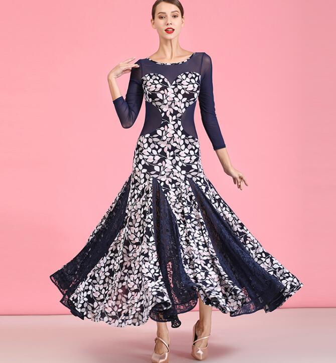 Ballroom Dance Dresses American smooth dress Tango Waltz dress Women Ballroom Dance short sleeve flower print blue 1879, As pic
Ballroom Dance Dresses American smooth dress Tango Waltz dress Women Ballroom Dance short sleeve flower print blue 1879, As pic