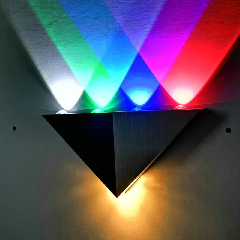 LED Wall Light 3 Lighting Modes Aluminum Triangle Wall Lamp Durable Night Light for Bar/Coffee Shop Indoor Decorative Lighting
LED Wall Light 3 Lighting Modes Aluminum Triangle Wall Lamp Durable Night Light for Bar/Coffee Shop Indoor Decorative Lighting