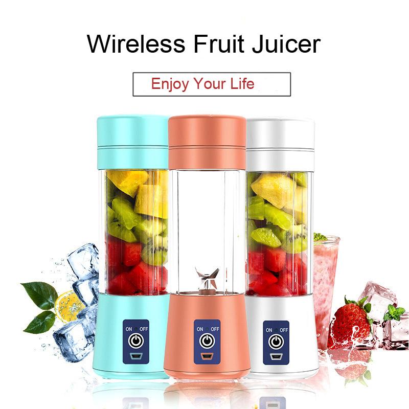 Portable Blender USB Electric Juicer Fruit Smoothie Blender Mini Juicer MIxer Hand Processor
Portable Blender USB Electric Juicer Fruit Smoothie Blender Mini Juicer MIxer Hand Processor