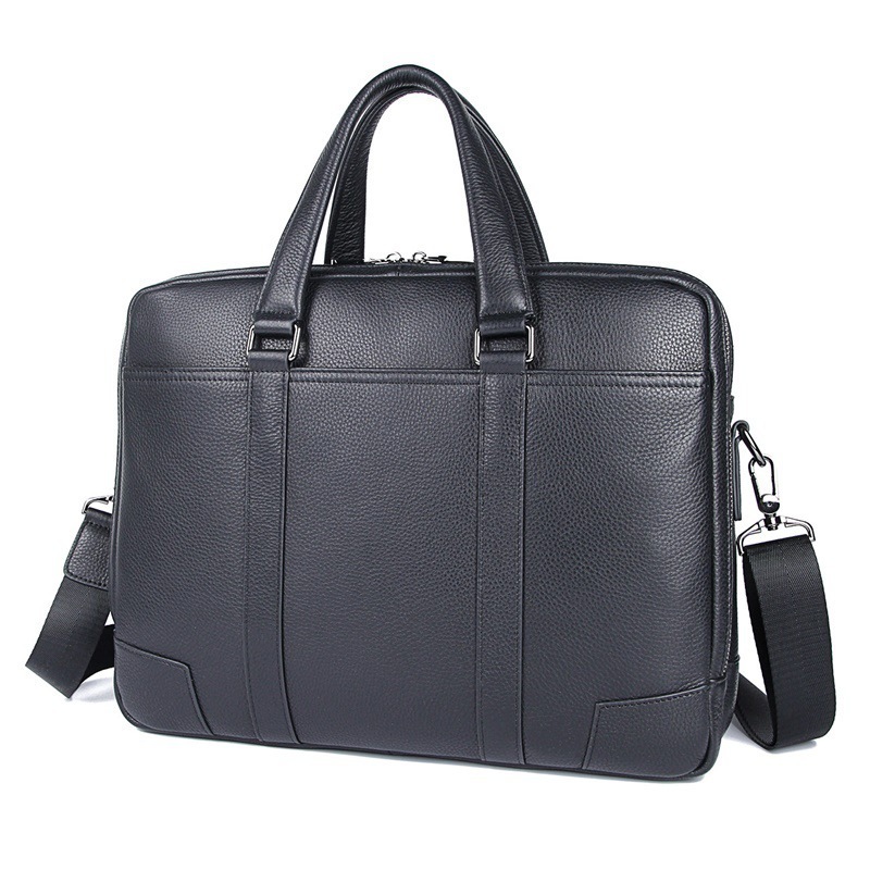 2020 Leather Businessman Bag Men Shoulder Big Man Briefcases for 14"proof Dwaterproof Portable Water Bags Hvuz, Black
2020 Leather Businessman Bag Men Shoulder Big Man Briefcases for 14"proof Dwaterproof Portable Water Bags Hvuz, Black