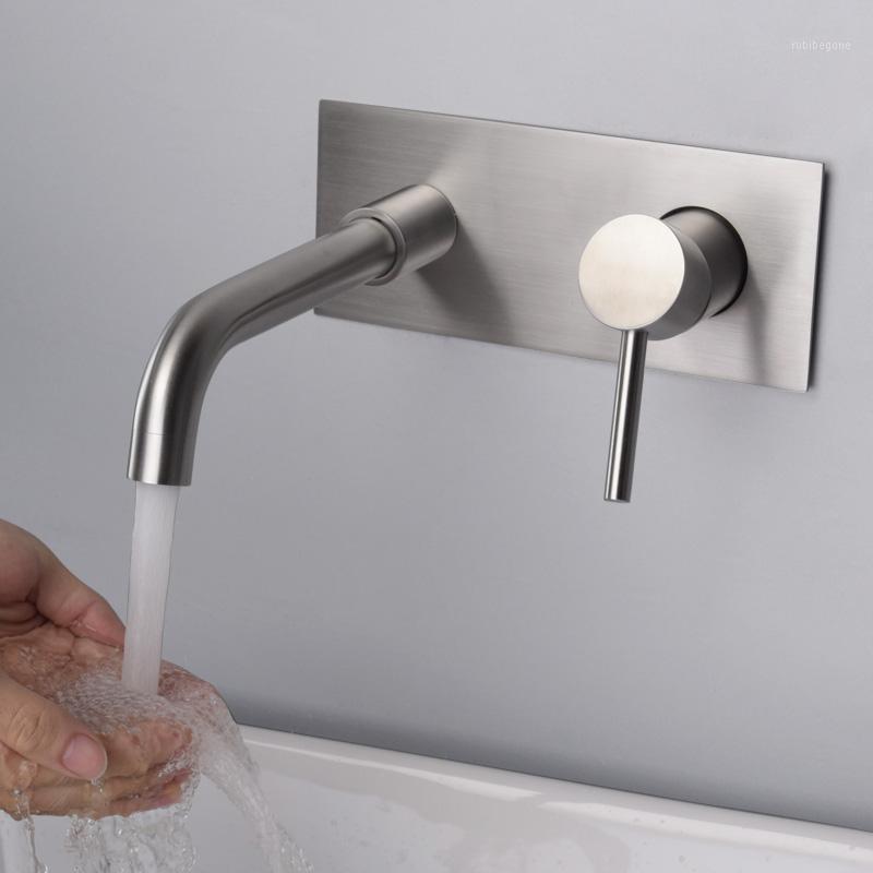 Stainless Steel Basin Faucet Concealed Wall Mounted Faucet Tap 360 Rotation Spout Single Handle Hot Cold Water Bath Mixer Tap1
Stainless Steel Basin Faucet Concealed Wall Mounted Faucet Tap 360 Rotation Spout Single Handle Hot Cold Water Bath Mixer Tap1