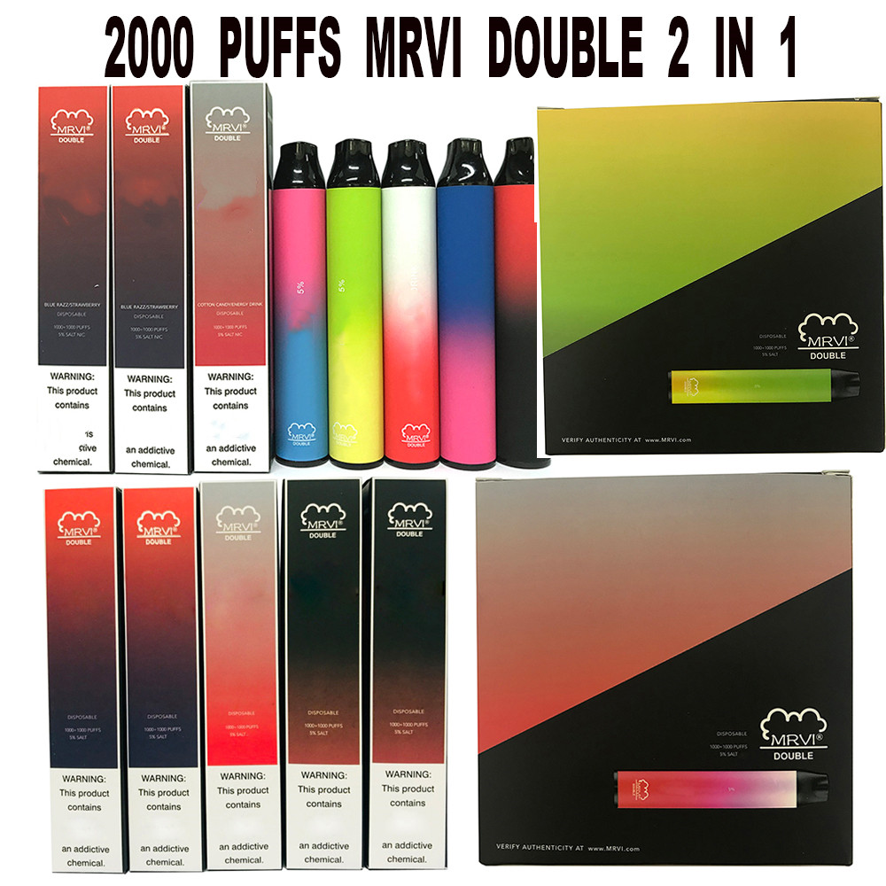 100% Original MRVI Double 2000Puffs 2 IN 1 Disposable E-cigarettes 6ml Pods 1100mAh Battery XXtra Pen VS Bang xxl
100% Original MRVI Double 2000Puffs 2 IN 1 Disposable E-cigarettes 6ml Pods 1100mAh Battery XXtra Pen VS Bang xxl