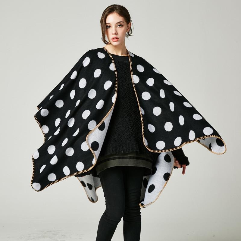 European Fashion Dots Soft Women Big Scarf Cashmere Imitation Ladies Windproof Cape Ladies Shawl Wraps Lady Poncho Gift To Women
European Fashion Dots Soft Women Big Scarf Cashmere Imitation Ladies Windproof Cape Ladies Shawl Wraps Lady Poncho Gift To Women