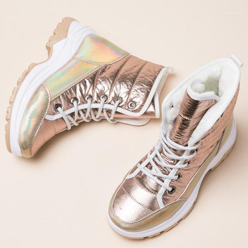 Winter Women Snow Boots Warm Boots Women Platform Female Lace-up Waterproof Plus velvet thick cotton shoes Botas Mujer kl7091, Gold
Winter Women Snow Boots Warm Boots Women Platform Female Lace-up Waterproof Plus velvet thick cotton shoes Botas Mujer kl7091, Gold