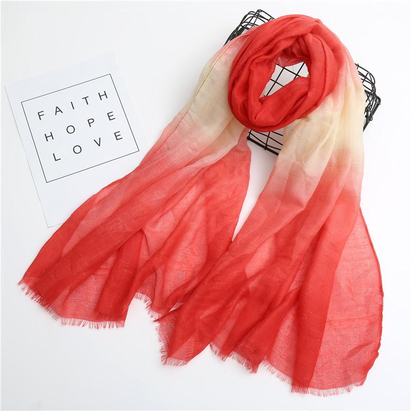 Scarves 2021 Fashion Gradient Color Hollow Scarf Shawls Women Trendy Plain Foulard Wraps Hijab 6 Wholesale 10pcs/LOT
Scarves 2021 Fashion Gradient Color Hollow Scarf Shawls Women Trendy Plain Foulard Wraps Hijab 6 Wholesale 10pcs/LOT