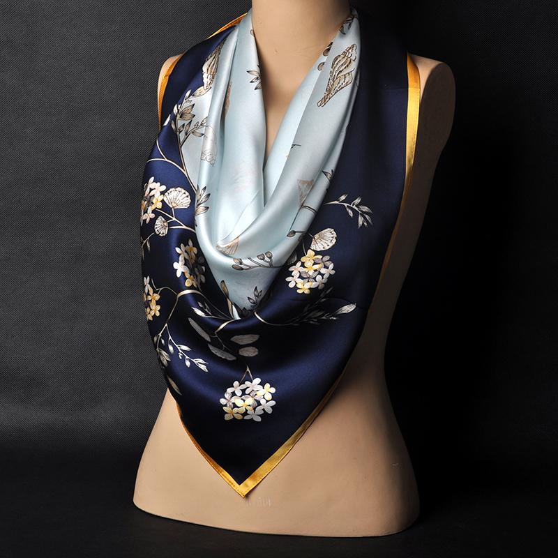 Pure Silk Scarf Laides Real Silk Square Scarf Women Fashion Soft Elegant Luxury 90*90cm Large Suare Bandana Neckerchief
Pure Silk Scarf Laides Real Silk Square Scarf Women Fashion Soft Elegant Luxury 90*90cm Large Suare Bandana Neckerchief