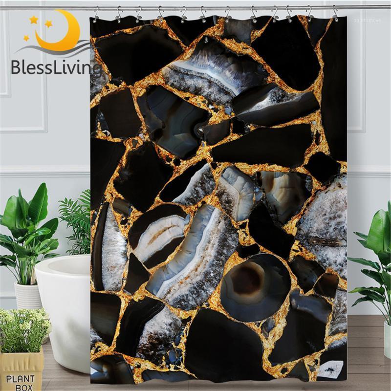 BlessLiving Marble Texture Shower Curtain Liquid Golden Waterproof Bath Curtain With Hooks Rock Stone Abstract Home Art Decor1
BlessLiving Marble Texture Shower Curtain Liquid Golden Waterproof Bath Curtain With Hooks Rock Stone Abstract Home Art Decor1