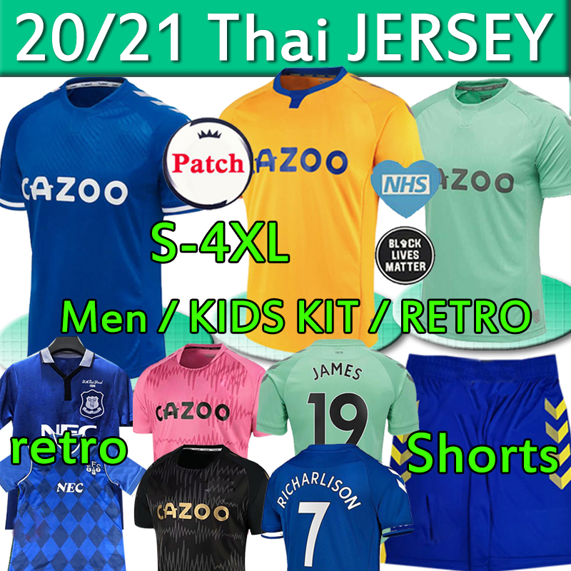 2020 2021 The Toffees soccer New jerseys #19 JAMES Men kids KITS SETS football shirt #7 RICHARLISON KEAN DAVIES Uniforms 1987 88 94 95 Retro, 6away nhs+black patches s-2xl
2020 2021 The Toffees soccer New jerseys #19 JAMES Men kids KITS SETS football shirt #7 RICHARLISON KEAN DAVIES Uniforms 1987 88 94 95 Retro, 6away nhs+black patches s-2xl