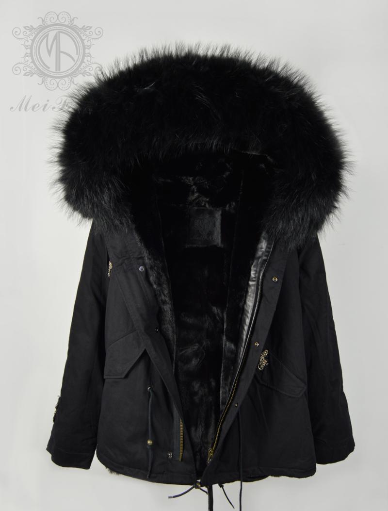 MeiFng Hot Style Fitted Coat Black Fur Lined Parka With Beading Short Women Winter Clothing 2021, As pic
MeiFng Hot Style Fitted Coat Black Fur Lined Parka With Beading Short Women Winter Clothing 2021, As pic
