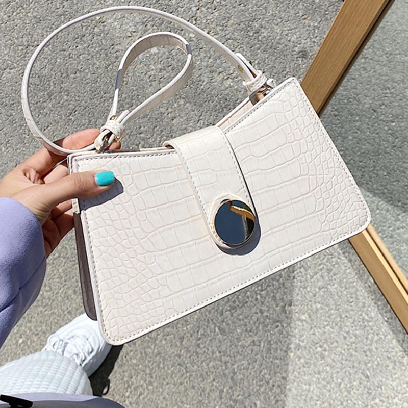 6 Colors Crocodile Pattern Underarm Bag PU Leather Small Shoulder Bags For Women 2021 New Purses And Handbags Luxury Designer, Black
6 Colors Crocodile Pattern Underarm Bag PU Leather Small Shoulder Bags For Women 2021 New Purses And Handbags Luxury Designer, Black