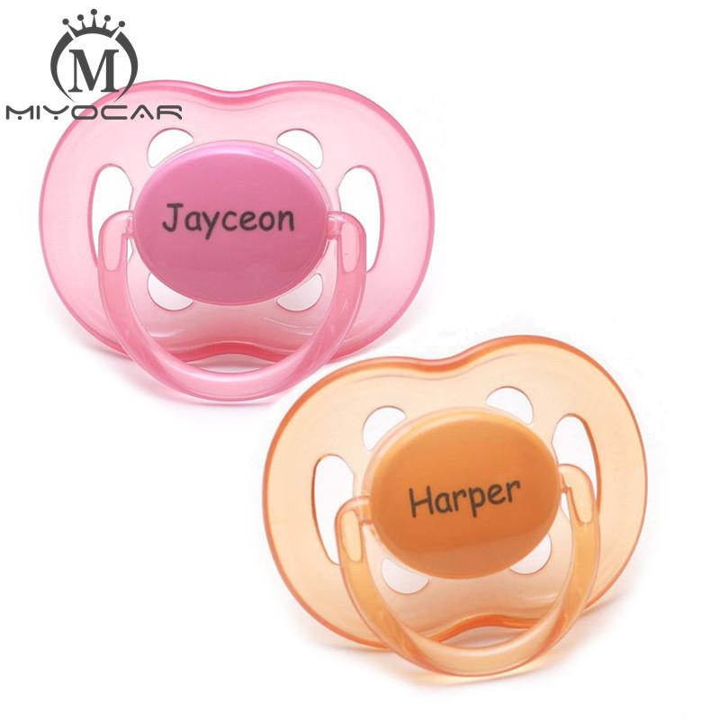 MIYOCAR 2 pcs 6-18m personalized any name pacifiers Two pacifiers baby pacifier dummy baby gift shower gift
MIYOCAR 2 pcs 6-18m personalized any name pacifiers Two pacifiers baby pacifier dummy baby gift shower gift